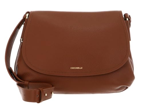 Coccinelle Rebekka Handbag Grained Leather Cognac von Coccinelle