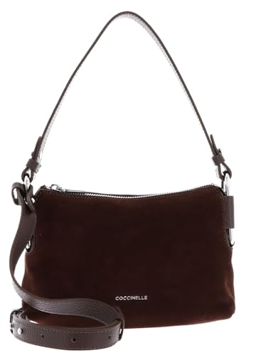 Coccinelle Rebekka Suede Mini Bag Grained Leather Brunette/Brunet Coccinelle Rebekka Suede Mini Bag Grained Leather Brunette/Brunet von Coccinelle