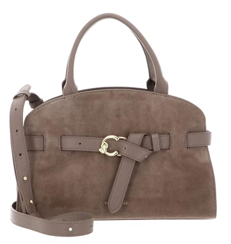 Coccinelle Sabine Suede Bi Handbag Warm Taupe von Coccinelle