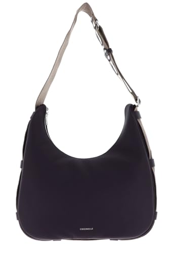 Coccinelle Schultertasche Raquel Handbag Double Grainy Leather Prune/Ribes dunkelviolett von Coccinelle