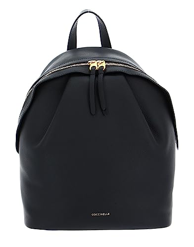 Coccinelle Soft Wear Backpack Grainy Leather Noir/Brule von Coccinelle