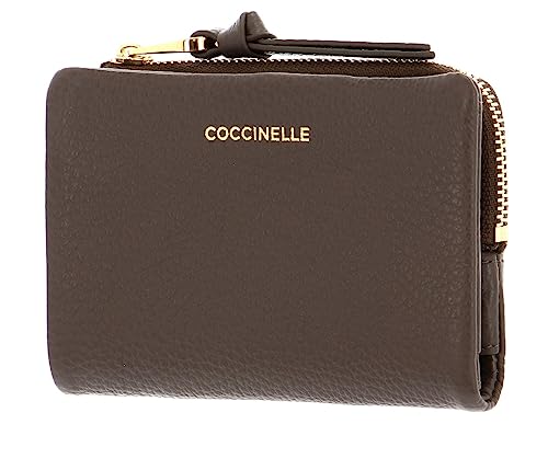 Coccinelle Softy Wallet Grained Leather Coffee von Coccinelle