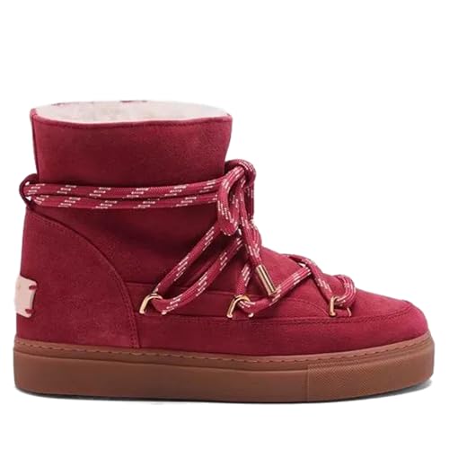 Coccinelle Stiefelette X Inuikii Jacquard Lace aus rotem Wildleder - E4R2G120101 436 - Gr, rot, 38 EU von Coccinelle