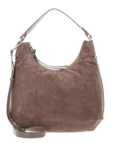 Coccinelle Suede Leather Handbag Warm Taupe von Coccinelle
