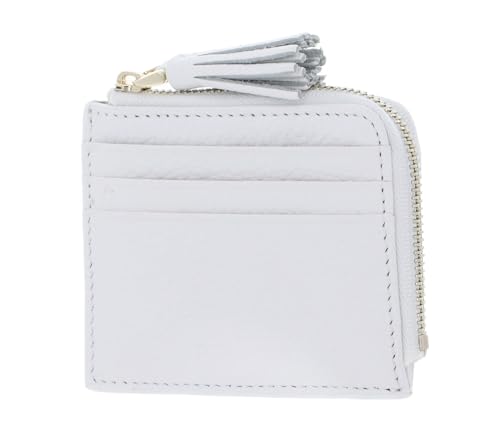 Coccinelle Tassel Credit Card Holder Brillant White von Coccinelle