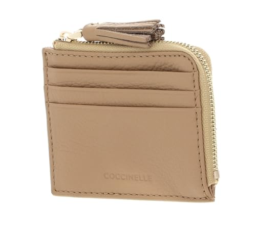 Coccinelle Tassel Credit Card Holder Fresh Beige von Coccinelle