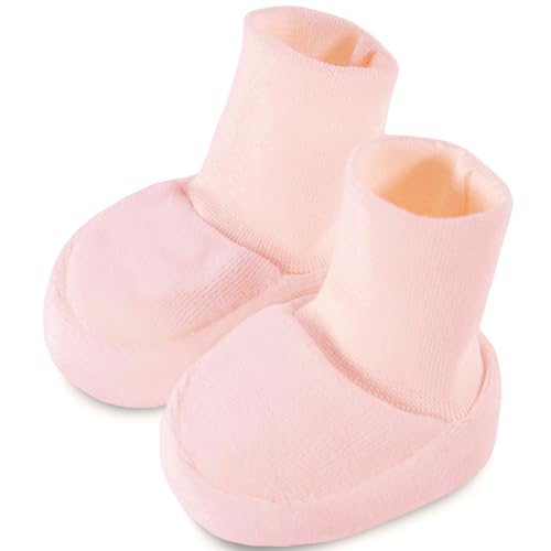 Coccoliamo - Babyschuhe, Rosa – Schuhe für EIN Neugeborenes, Kleine Kinder Schuhe, Gestrickte Babyschuhe, Unisex, Mädchen, Junge, 0-6 Monate von Coccoliamo