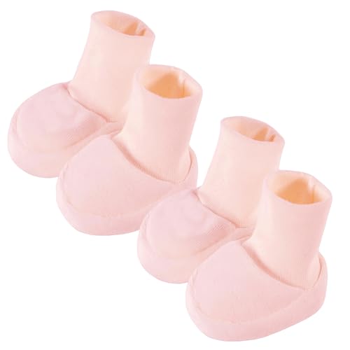 Coccoliamo - Zwei Paar Babyschuhe, Rosa – Schuhe für EIN Neugeborenes, Kleine Kinder Schuhe, Gestrickte Babyschuhe, Unisex, Mädchen, Junge, 0-6 Monate von Coccoliamo