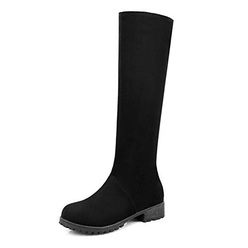 Cocey Damen Flach Langschaft Stiefel (Schwarz, 40 EU) von Cocey