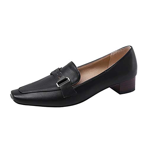 Cocey Damen Klassischer Pumps Fashion Schuhe mit Blockabsatz (Schwarz, 43 EU) von Cocey