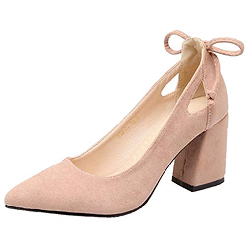 Cocey Damen Mode-Event Pumps mit Blockabsatz (Rosa, 38 EU) von Cocey