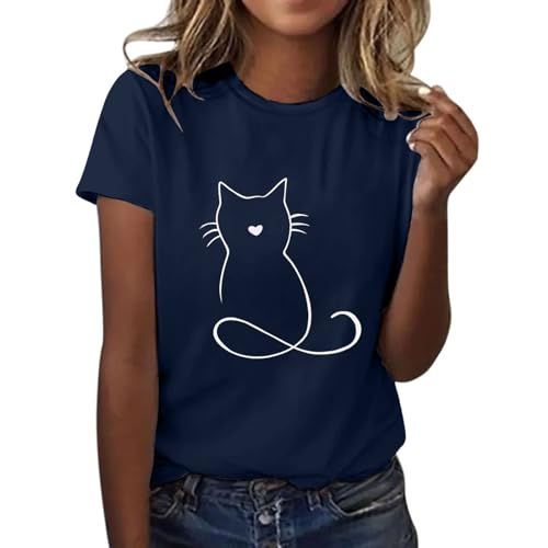 Angebote des Tages Heute Damen Bluse T-Shirt Frühling Sommer Hemd Damne T Shirt Tailliert Damen Longshirt Damen Hellgrau Damen Top Eng Anliegend Button Down Bluse Damen Damenbekleidung Sale Sommer von Cocila