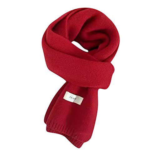 Cocila Black Friday Schal Damen Winter-Schal Kuschelige Warme Schal Fransen Poncho Weich Strick Schale Langschal Halstücher Geschenk für Frauen von Cocila