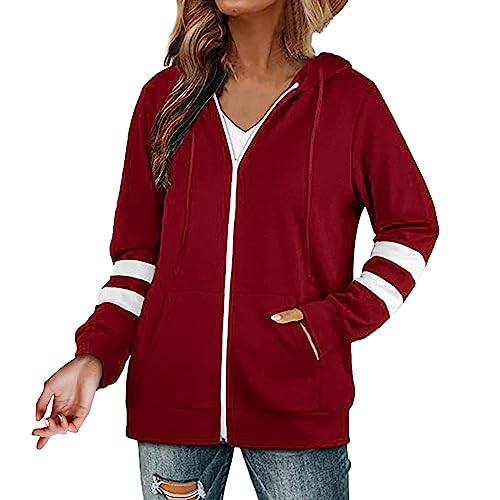 Cocila Black of Friday Angebote Damen Kapuzenpullover Damen Hoodie Kapuzenshirt Damen Langarm Sweatshirt Jacke Damen Pink Kaschmir Pullover Damen Rot Rollkragenpullover Oversize Damenbekleidung Sale von Cocila
