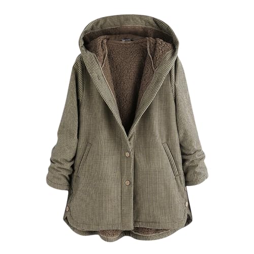 Cocila Damenmode Black of Friday Steppmantel Damen Leicht Übergang Winter Parka Jacke Damen Mit Fell Trenchcoat Mit Kapuze Damen Winterjacke Damen Übergröße Meine Bestellungen Anzeig von Cocila