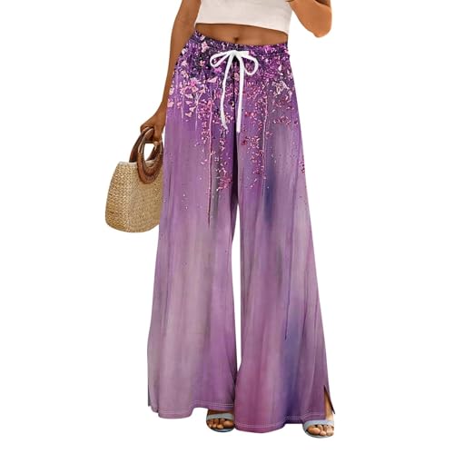 Cocila Pantalon Fluide Femme Été Décontracté de Imprimé Floral Avec Poches Boheme Pantalon Elastique Femme Large Confort Ample Pants Strandhose Leichte und Luftige High Waist Freizeithose Cocila Pantalon Fluide Femme Été Décontracté de Imprimé Floral Avec Poches Boheme Pantalon Elastique Femme Large Confort Ample Pants Strandhose Leichte und Luftige High Waist Freizeithose von Cocila