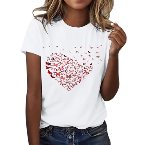 Cocila Damen T-Shirt V-Ausschnitt Kurzarm Weiß, Hellblau, Tuerkis Größe M für Erwachsene, Frühling, Sommer Cocila Damen T-Shirt V-Ausschnitt Kurzarm Weiß, Hellblau, Tuerkis Größe M für Erwachsene, Frühling, Sommer von Cocila