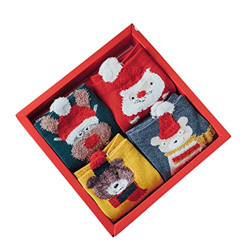 Cocila Socken Herren Damen Warm Verdicken Bodensocken Rutschfeste Damenhausschuhe Schlafsocken Schwarze Sneaker 35-38 (Grey, M) Hoch Sport Socks Weiss Streifen 35-38 Schwarz Damensocken 39-42 von Cocila