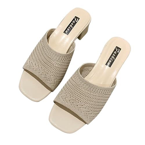 Cocila Tagesangebote Sale Summer Sandals Women Flip Flops Damen Schwarz Halboffene Sandalen Orthopädische Pantoffeln Offene Sandaletten Pantoletten Winter Hausschuhe Ledersohle Pantolette Mit von Cocila