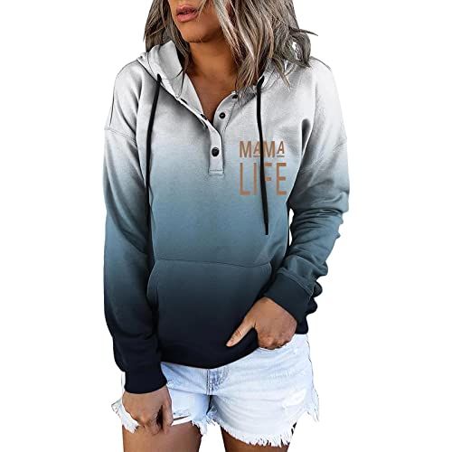 Pullover Damen Black of Friday Oversize Hoodie Women Sweatjacke Damen Kapuze Oversized Sweatjacke Winterpullover Damen Warm Oversize Bluse Damen Sommer Langarmshirt Mit Bund My Orders Sale Angebote von Cocila