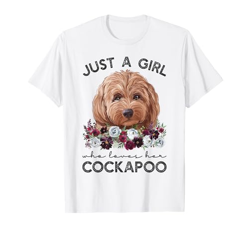 Nur ein Mädchen, das ihren Cockapoo liebt T-Shirt Nur ein Mädchen, das ihren Cockapoo liebt T-Shirt von Cockapoo Gifts Dog Accessories