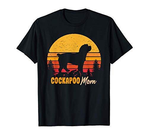 Kakadu Mama Mama Vintage Retro-Hund Frauengeschenk T-Shirt Kakadu Mama Mama Vintage Retro-Hund Frauengeschenk T-Shirt von Cockapoo Mom Gifts