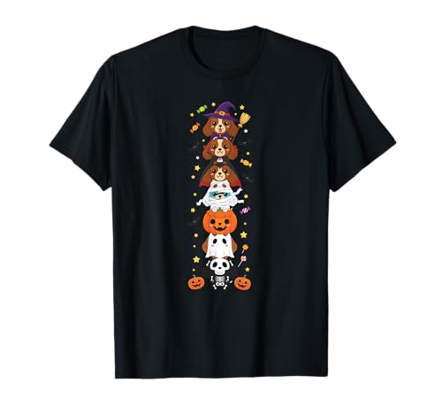 Lustiger Cocker Spaniel Hexe Geist Halloween Kinder Herren Damen T-Shirt Lustiger Cocker Spaniel Hexe Geist Halloween Kinder Herren Damen T-Shirt von Cocker Spaniel Lovers Halloween Skeleton Mummy