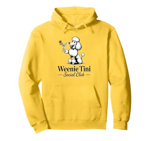 Cocktails & Pudel Social Club Pudel Design für Frauen Pullover Hoodie Cocktails & Pudel Social Club Pudel Design für Frauen Pullover Hoodie von Cocktail Enthusiasts and Poodle Lovers Co.
