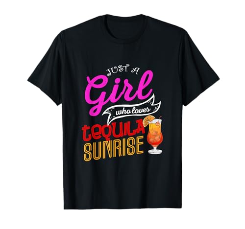 Nur ein Mädchen, das Tequila Sunrise liebt T-Shirt von Cocktail Evening