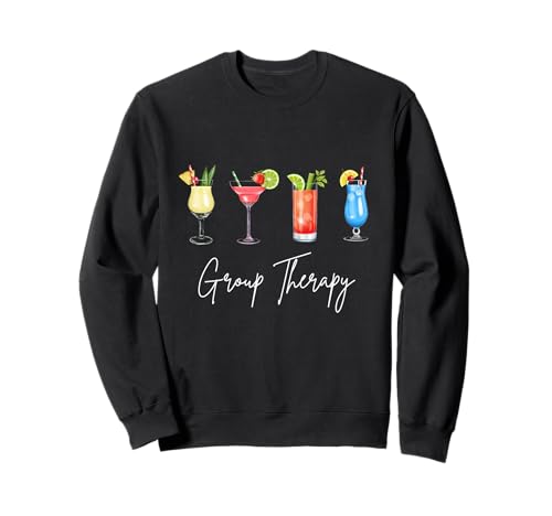 Gruppentherapie Lustiger Girls Night Out Cocktail Sweatshirt von Cocktail Lovers Drinking Humour