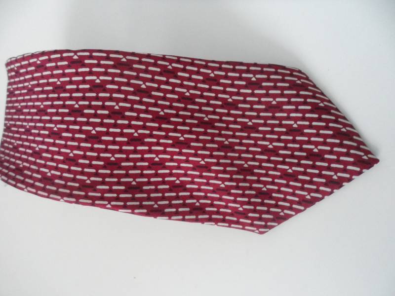 Vintage Christian Dior Krawatte Aus Seide Usa 3 "W Burgundy 58" von CockyHens