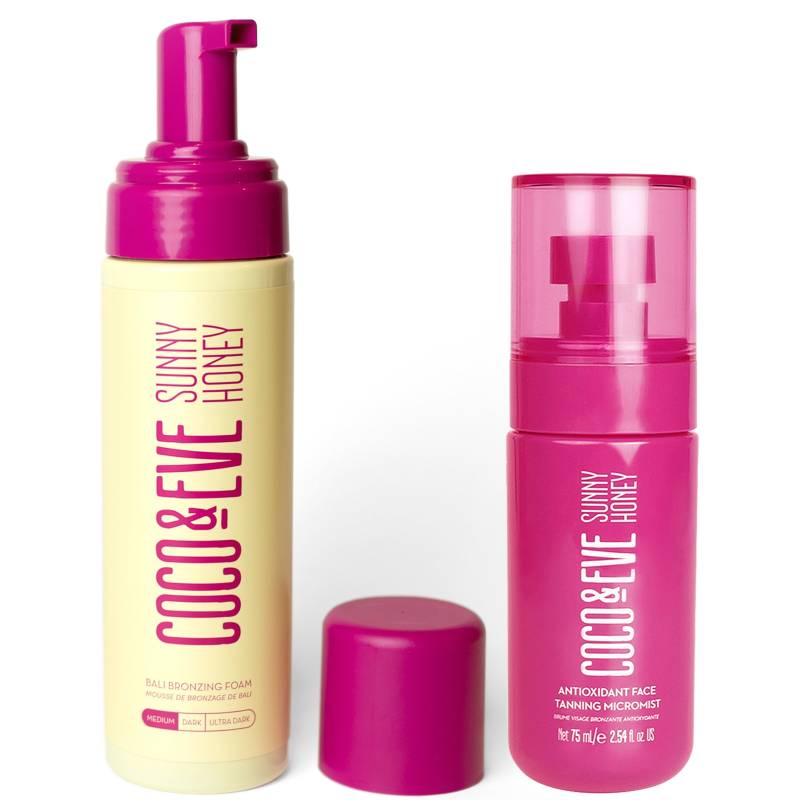 Coco & Eve Bali Bronzing Foam and Face Tanning Micromist Bundle (Various Shades) - Medium von Coco & Eve