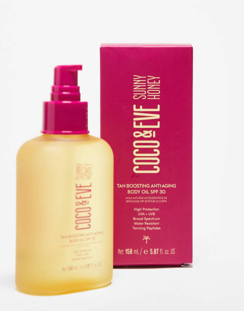 Coco & Eve - Bräunungsverstärkendes Anti-Aging-Körperöl, LSF 30: 150 ml-Keine Farbe von Coco & Eve