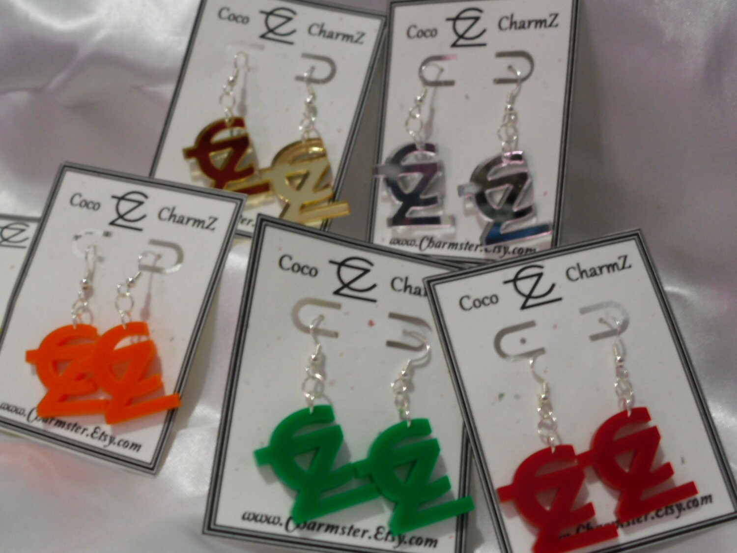 "Cocos Charmz Logo 2, 5 cm Ohrringe "Cocos Charmz Logo 2, 5 cm Ohrringe von CocoCharmZ