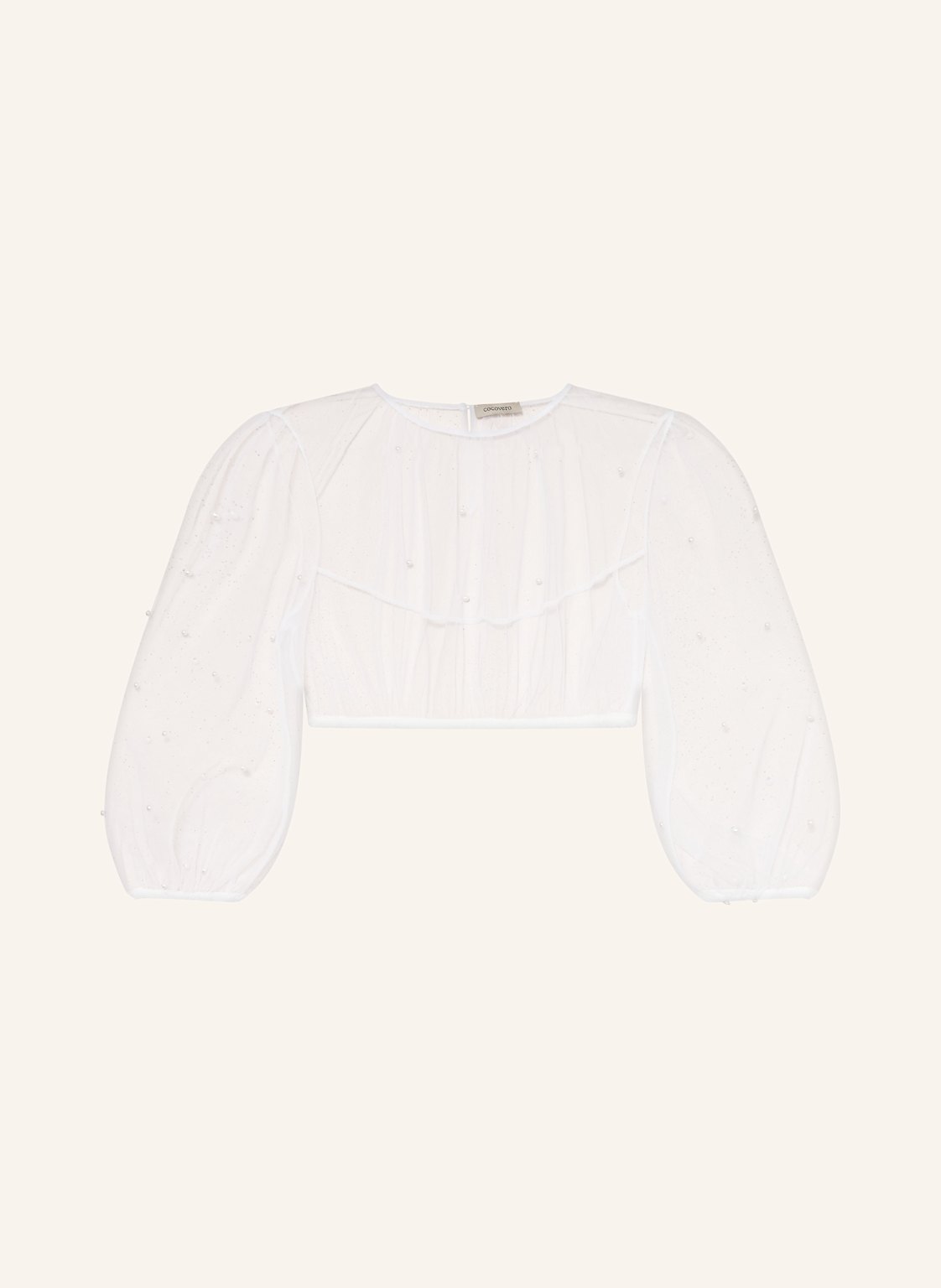 Cocovero Dirndlbluse Ophie Mit 3/4-Arm weiss Cocovero Dirndlbluse Ophie Mit 3/4-Arm weiss von CocoVero