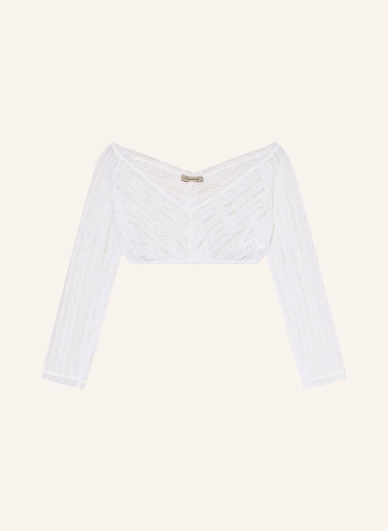 Cocovero Dirndlbluse Romy Aus Spitze Mit 3/4-Arm weiss von CocoVero