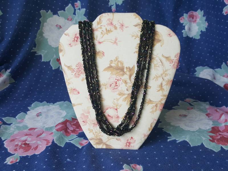 Schwarze Regenbogen Perle Halskette Vier Strang Bunten Schmuck Schimmernde Perlen Fs Schwarze Regenbogen Perle Halskette Vier Strang Bunten Schmuck Schimmernde Perlen Fs von CocoaTeaByTheSea