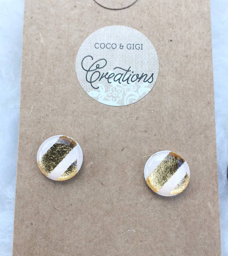 Harz Holz Ohrring Stud Harz Holz Ohrring Stud von CocoandGigicreations