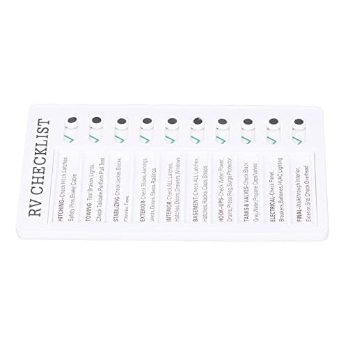 Chore -Diagramm -PVC -Memo -Boards, Abnehmbare Message Board, Lernen Sie Planung, Wiederverwendbare Tägliche Aufgabenliste, Schaltfläche Schaltfläche Reminder (RV Checklist) von Cocoarm