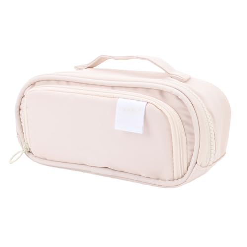 Cocoarm Bleistift-Tasche Schlamperetui, Stifte-Organizer Großes Fassungsvermögen Auszieh-Design Canvas-Material mit Stabiler Metallreißverschluss für Schul- und Büromaterial Aufbewahrung von Cocoarm