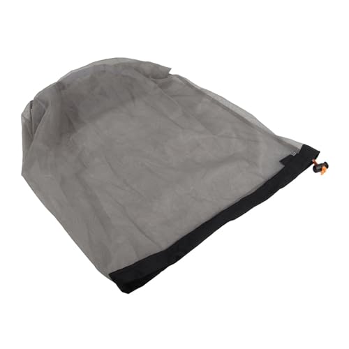 Cocoarm Nylon -Mesh -Sack Kordelzugbeutel mit Verstärktem Eröffnungsleichterlager für Camping Wanderreisen 5 Größen (XXL ist schwarz) von Cocoarm