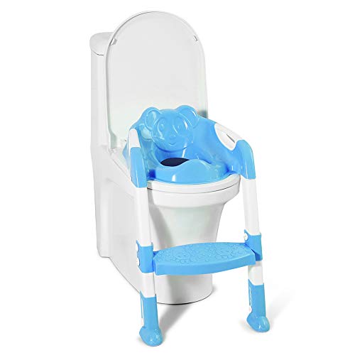 Cocoarm Toilettensitz Kinder Mit Treppe Toiletten-Trainer Töpfchen Kinder Toilettensitz mit Leiter Töpfchen Sitz und Treppe höhenverstellbarer Plattform Treppe Töpfchentrainer 55 x 36 x 40 cm Cocoarm Toilettensitz Kinder Mit Treppe Toiletten-Trainer Töpfchen Kinder Toilettensitz mit Leiter Töpfchen Sitz und Treppe höhenverstellbarer Plattform Treppe Töpfchentrainer 55 x 36 x 40 cm von Cocoarm