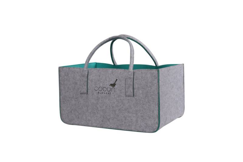 Cocon Einkaufsshopper Filztasche Kaminholztasche Spielzeugaufbewahrung 5 mm dicke Filze, für Einkaufs Kamin Holz Zeitungsholz Spielzeug von Cocon