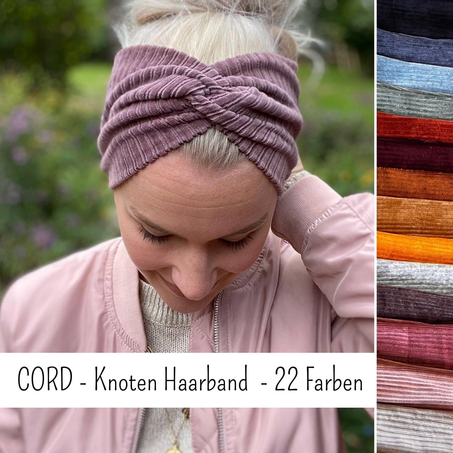 Cord Bandeau Haarband in Vielen Farben, Warmes Ohrenwärmer Stirnband, Maßgefertigt Auf Bestellung, Artikel Nr. 990161762 von CoconadHandmade