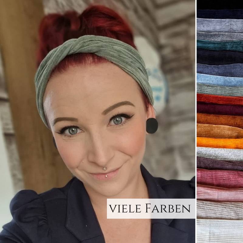 Cord Roatit Haarband in Vielen Farben, Einlagig & Nahtlos, Sport - Freizeit Stirnband, Artikel Nr. 1243366033 von CoconadHandmade
