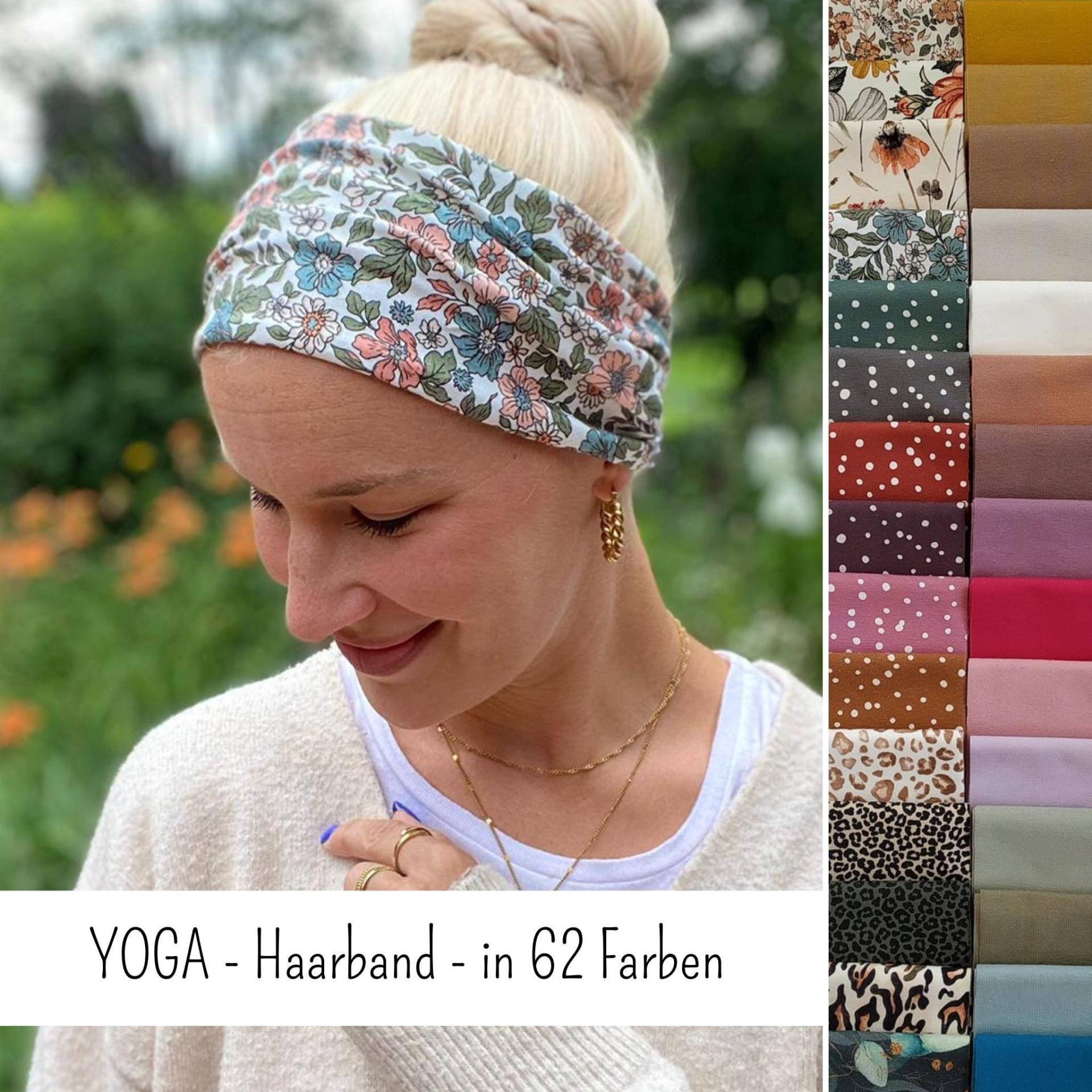 Yoga Haarband in Vielen Farben, 2 Verschiedene Breiten, Nahtlos & Einlagig, Maßanfertigung, Artikel Nr. 1738500523 Yoga Haarband in Vielen Farben, 2 Verschiedene Breiten, Nahtlos & Einlagig, Maßanfertigung, Artikel Nr. 1738500523 von CoconadHandmade