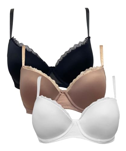 Coconuda Damen BH 3er-Pack Azalea Mehrfarbig 5 von Coconuda
