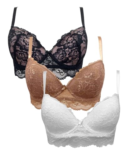 Coconuda Damen BH 3er-Pack Peonia Mehrfarbig 4 von Coconuda