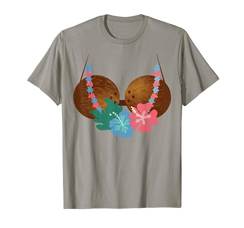 Kokosnuss-BH Shirt Bikini Sommer Meerjungfrau Kostüm Urlaub von Coconut Bra Tshirt