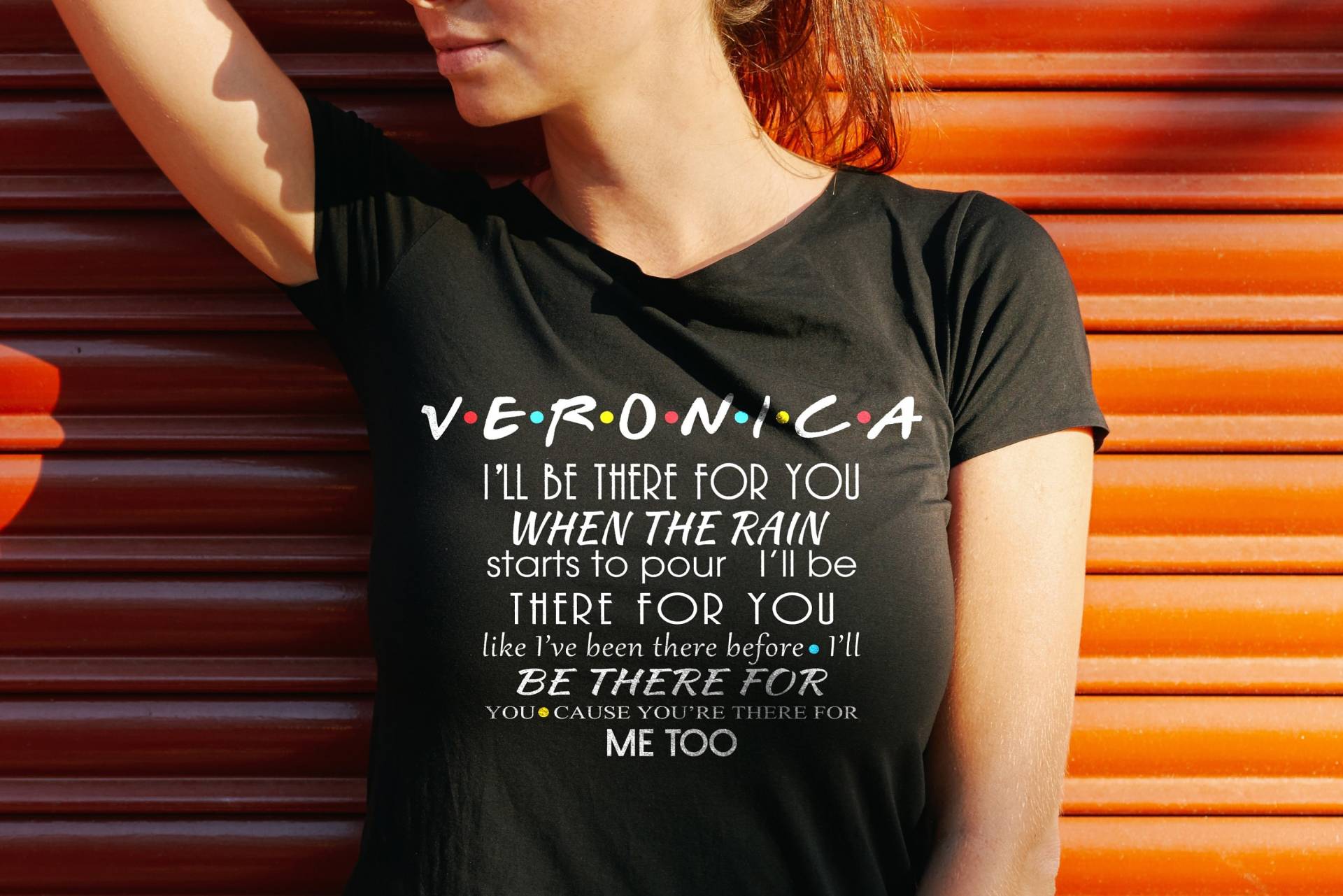 Benutzerdefinierte Neme Bester Freund T-Shirt, Shirt, Personalisierte Freunde Freund, Farbe Schwarz von CoconutGarden